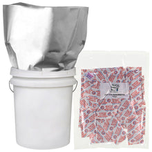 Load image into Gallery viewer, (30) 1 GALLON 10&quot;x 16&quot; Mylar Bags + (30) 300cc Oxygen Absorbers Long Term Food