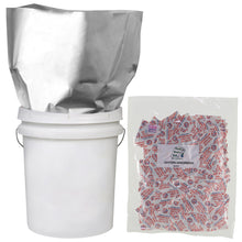 Load image into Gallery viewer, (20) 2 GALLON 14x20 Mylar Bags + 40-400cc Oxygen Absorber Long Term Food Storage