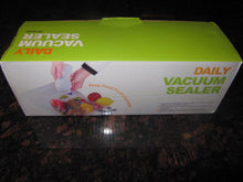 Load image into Gallery viewer, Handy Daily Vacuum Food Sealer with Five Zipper Bags 10&quot; x 11&quot;